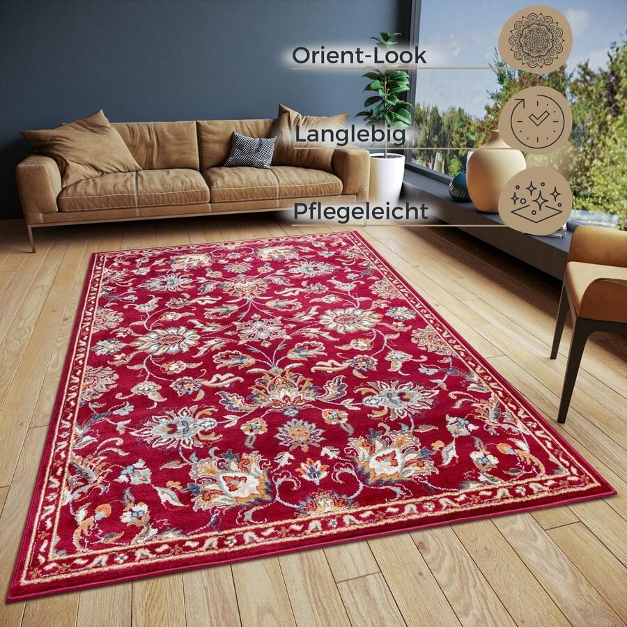HANSE Home Vloerkleed Caracci Loper oosters kortpolig woonkamer slaapkamer eetkamer - Foto 2