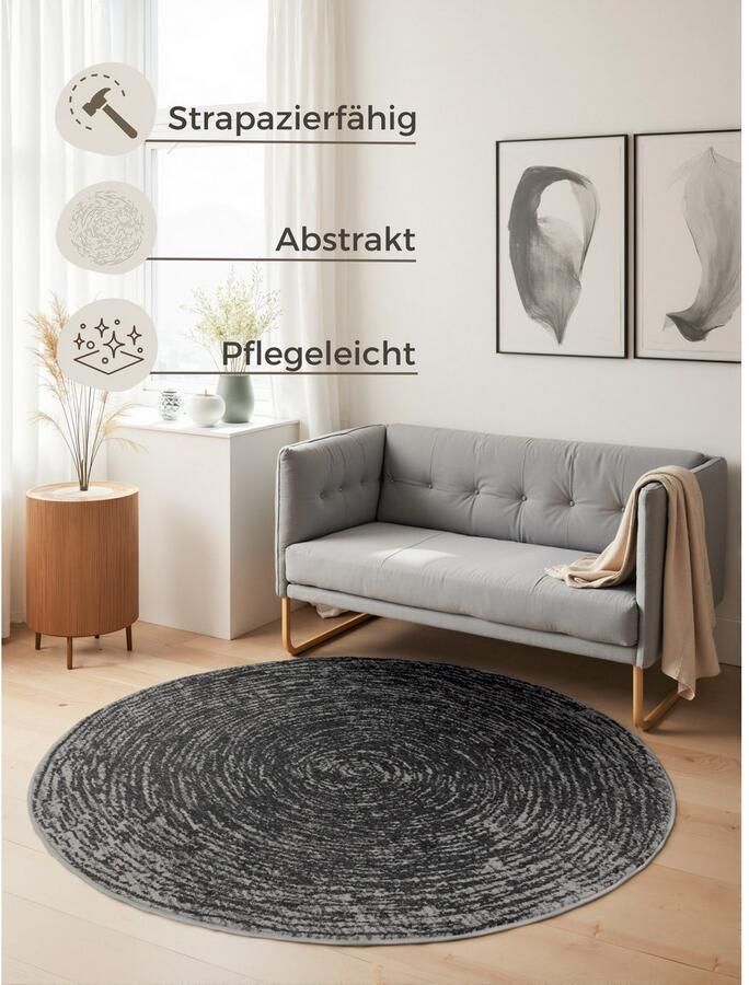 HANSE Home Vloerkleed Cavallo Woonkamer slaapkamer gang kortpolig gemêleerd vintage zacht - Foto 3