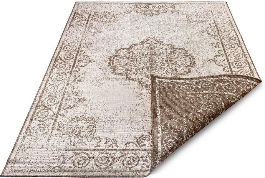 NORTHRUGS Vloerkleed CEBU tweezijdig te gebruiken kleed In- & outdoor weerbestendig balkon woonkamer waterbestendig oriëntaals - Foto 2