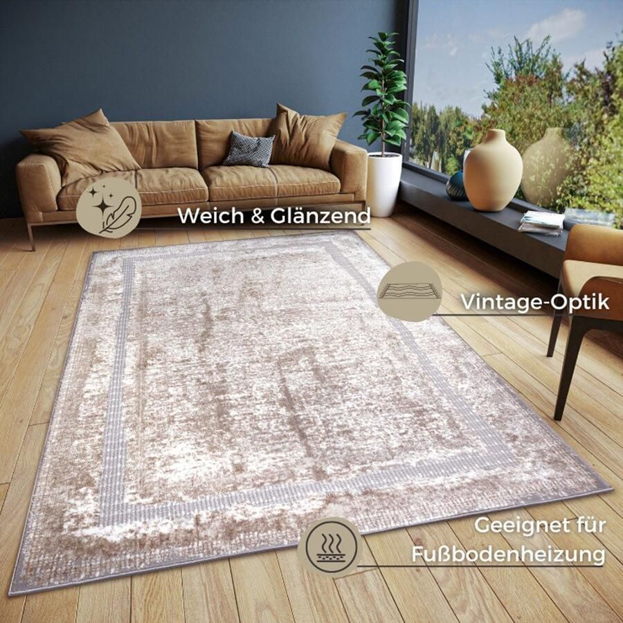 HANSE Home Vloerkleed Classic Vintage oosters onderhoudsvriendelijk robuust glanzend - Foto 7