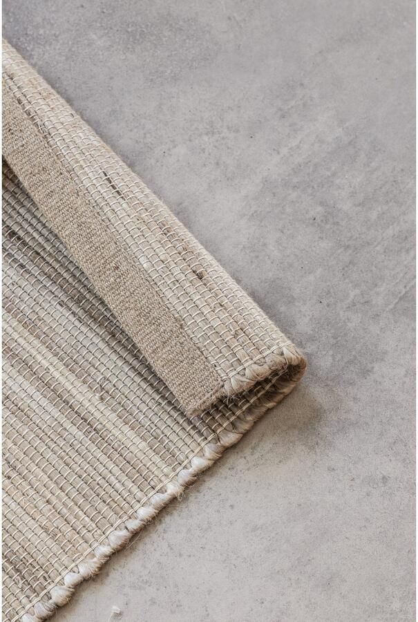 HANSE Home Vloerkleed Dhaka jute tapijt Loper handgeweven jute wol natuur woonkamer hal klassiek - Foto 9