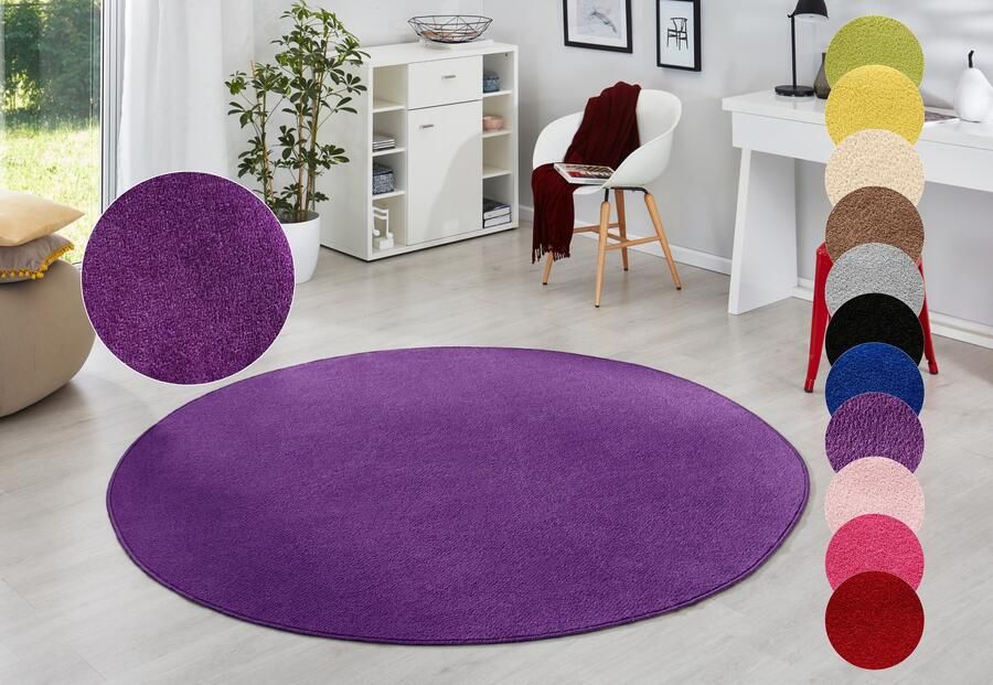 HANSE Home Vloerkleed Fancy Korte pool zacht uni woonkamer slaapkamer eetkamer - Foto 6