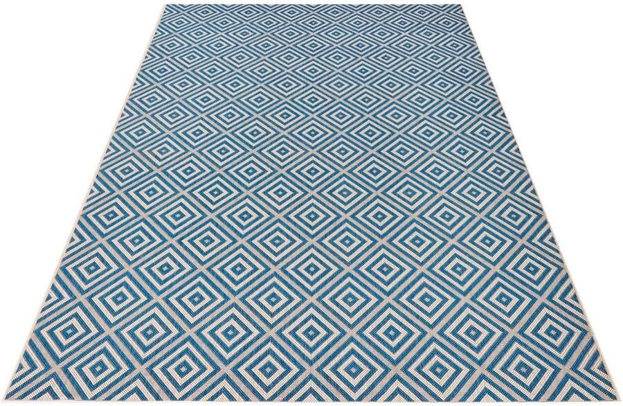 HANSE Home Vloerkleed Geruit Binnen- en buitengebruik loper weerbestendig ruit balkon tuin gang - Foto 11