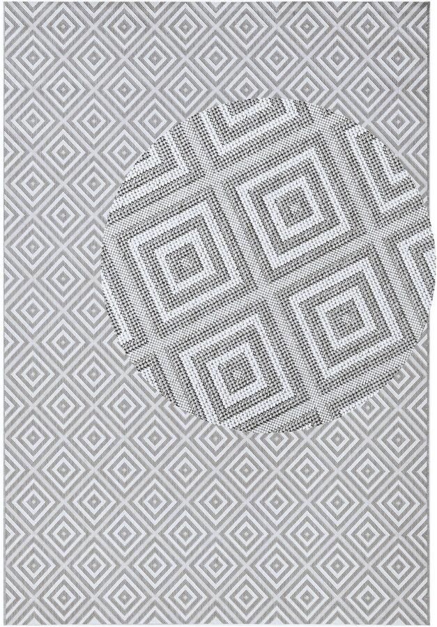 HANSE Home Vloerkleed Geruit Binnen- en buitengebruik loper weerbestendig ruit balkon tuin gang - Foto 10