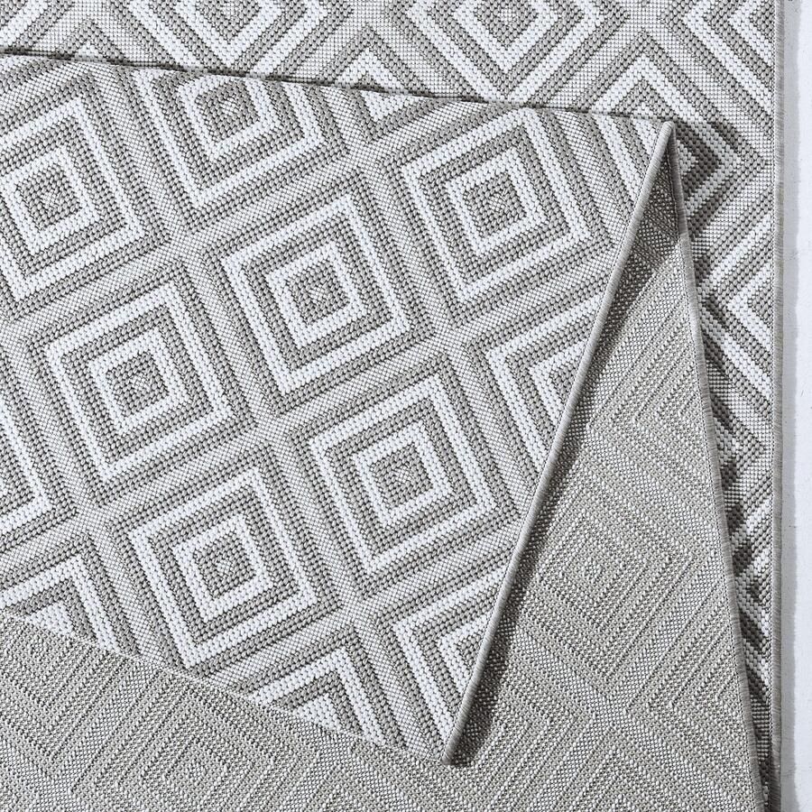 HANSE Home Vloerkleed Geruit Binnen- en buitengebruik loper weerbestendig ruit balkon tuin gang - Foto 2