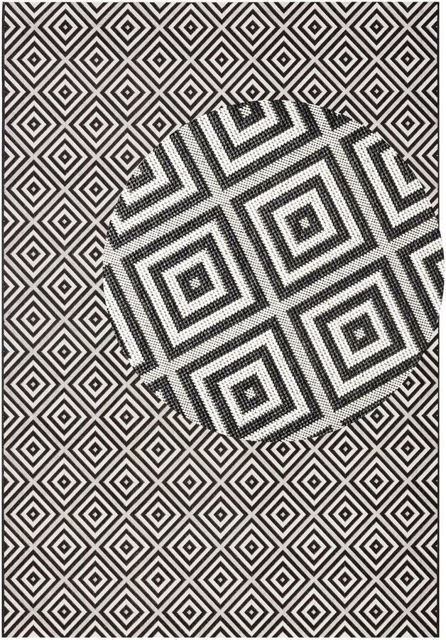 HANSE Home Vloerkleed Geruit Binnen- en buitengebruik loper weerbestendig ruit balkon tuin gang - Foto 9