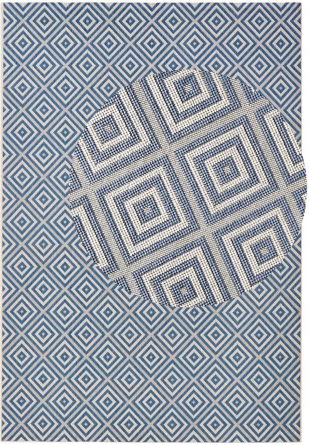 HANSE Home Vloerkleed Geruit Binnen- en buitengebruik loper weerbestendig ruit balkon tuin gang - Foto 8