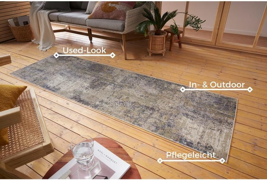 HANSE Home Vloerkleed GIZEH In-& outdoor loper weerbestendig balkon woonkamer oriënt - Foto 2
