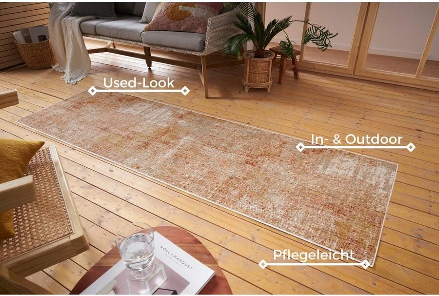 HANSE Home Vloerkleed GIZEH In-& outdoor loper weerbestendig balkon woonkamer oriënt - Foto 5