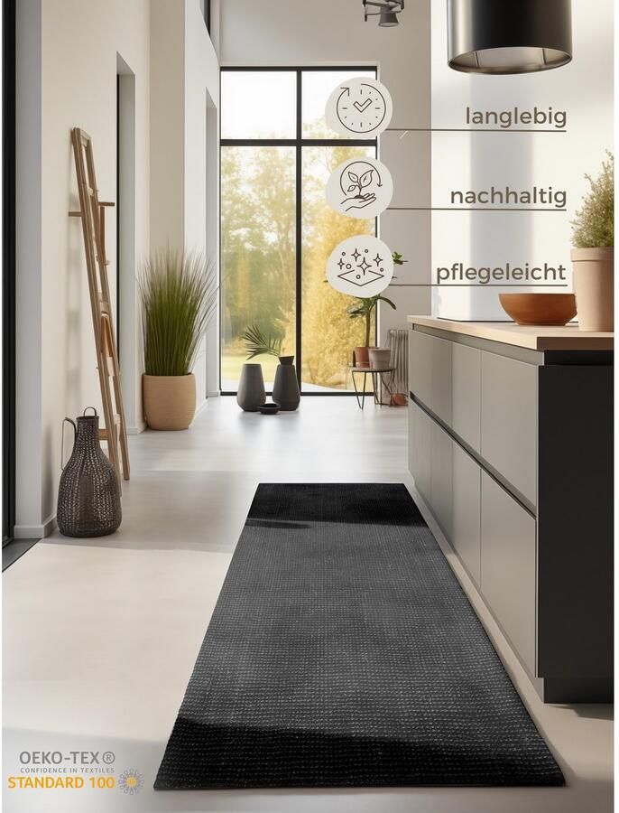 HANSE Home Vloerkleed Jaipur jute tapijt als loper en rond 100% natuurlijke vezel woonkamer eetkamer slaapkamer grs