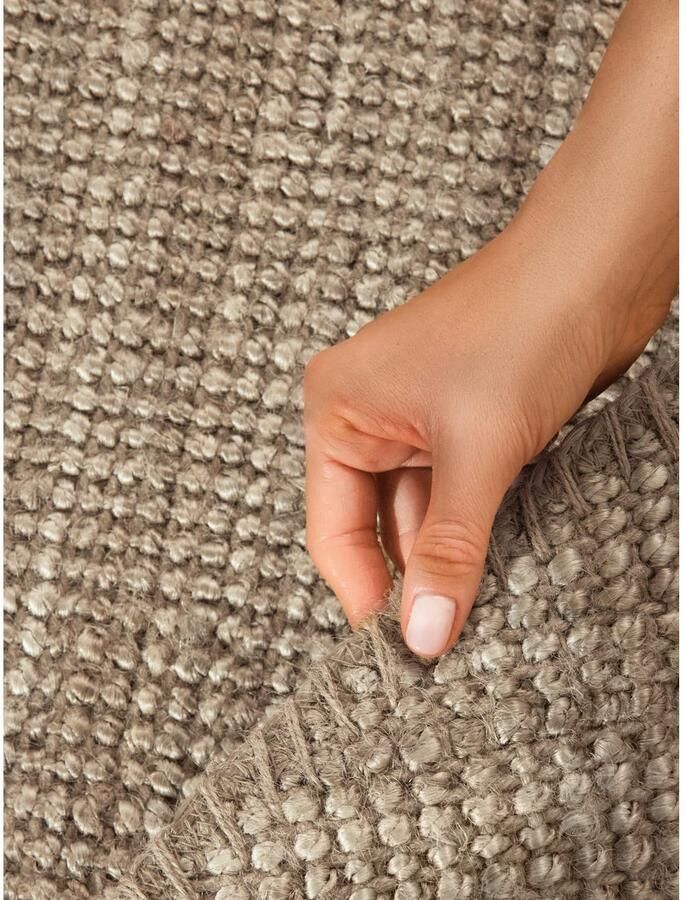 HANSE Home Vloerkleed Jaipur jute tapijt als loper en rond 100% natuurlijke vezel woonkamer eetkamer slaapkamer grs - Foto 3