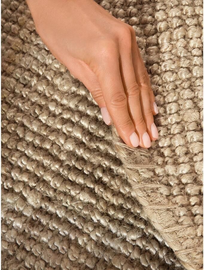 HANSE Home Vloerkleed Jaipur jute tapijt als loper en rond 100% natuurlijke vezel woonkamer eetkamer slaapkamer grs - Foto 5