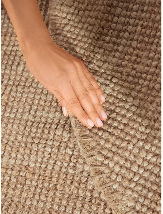 HANSE Home Vloerkleed Jaipur jute tapijt als loper en rond 100% natuurlijke vezel woonkamer eetkamer slaapkamer grs - Foto 3