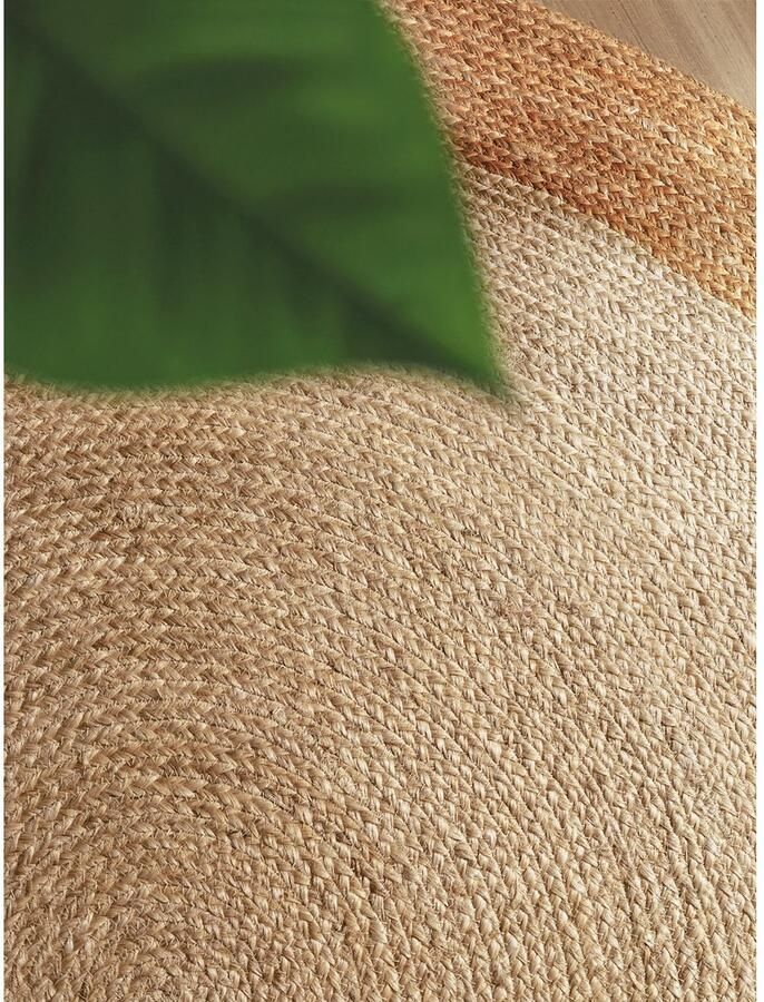 HANSE Home Vloerkleed Jutta jute tapijt 100% jutevezel natuur woonkamer eetkamer gang boho scandi - Foto 4