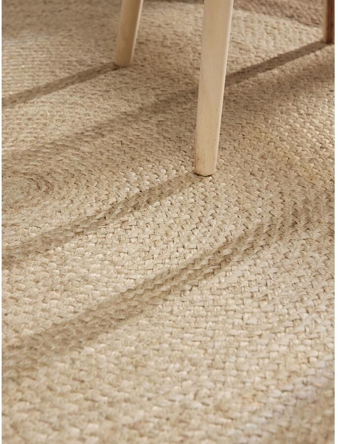 HANSE Home Vloerkleed Jutta jute tapijt 100% jutevezel natuur woonkamer eetkamer gang boho scandi - Foto 4