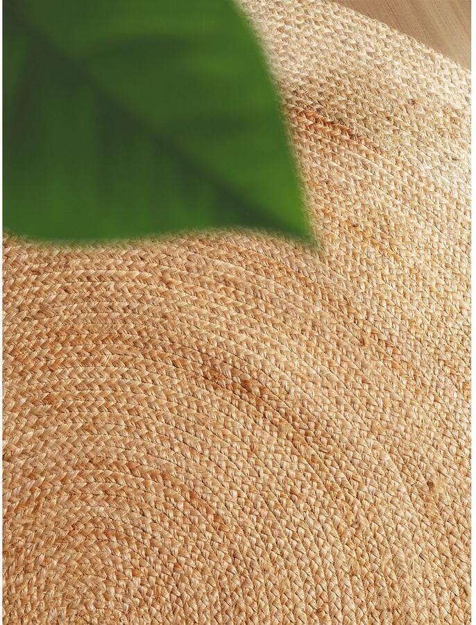 HANSE Home Vloerkleed Jutta jute tapijt 100% jutevezel natuur woonkamer eetkamer gang boho scandi - Foto 5