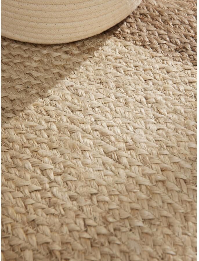 HANSE Home Vloerkleed Jutta jute tapijt 100% jutevezel natuur woonkamer eetkamer gang boho scandi - Foto 3