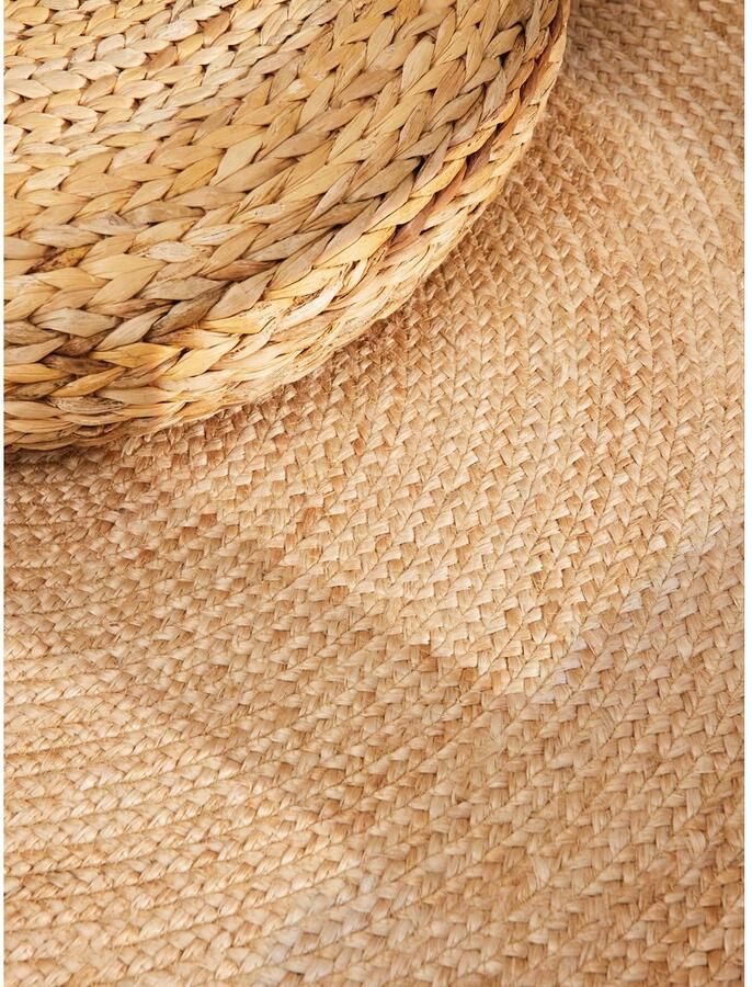 HANSE Home Vloerkleed Jutta jute tapijt 100% jutevezel natuur woonkamer eetkamer gang boho scandi - Foto 6