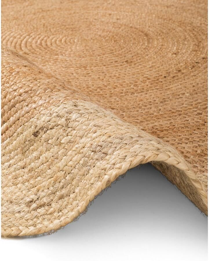 HANSE Home Vloerkleed Jutta jute tapijt 100% jutevezel natuur woonkamer eetkamer gang boho scandi - Foto 2