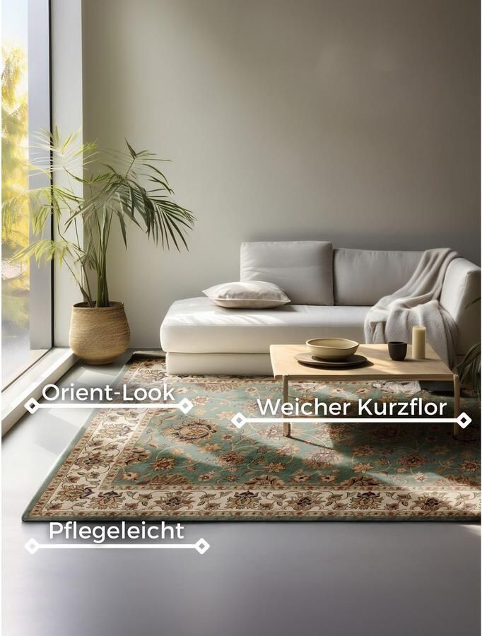 HANSE Home Vloerkleed Kohsan Orient look slijtvast onderhoudsvriendelijk robuust - Foto 7