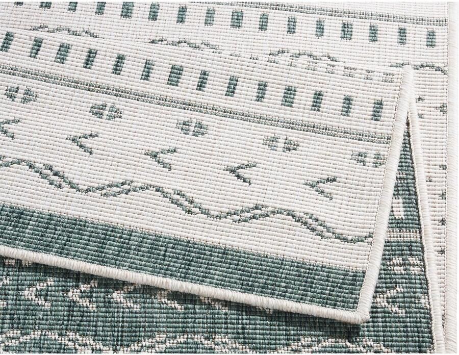 HANSE Home Vloerkleed Kuba omkeerbaar tapijt Binnen- en buitengebruik weerbestendig balkon loper woonkamer waterbestendig - Foto 3