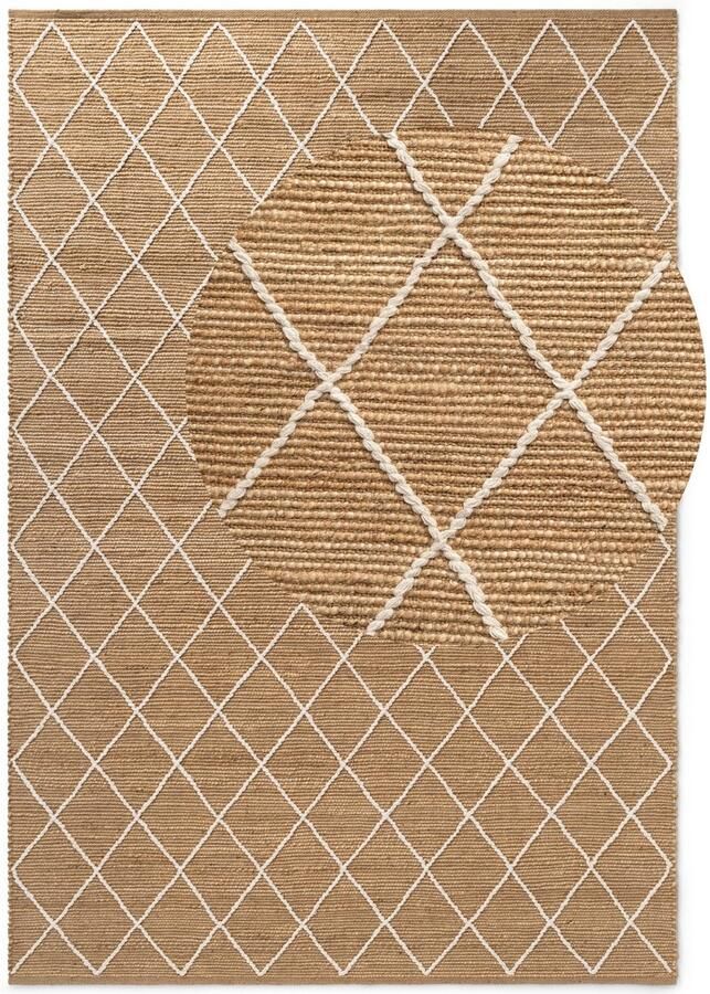 HANSE Home Vloerkleed Kunu jute tapijt Natuurlijke vezels jute met katoen woonkamer hal gang boho scandi - Foto 9