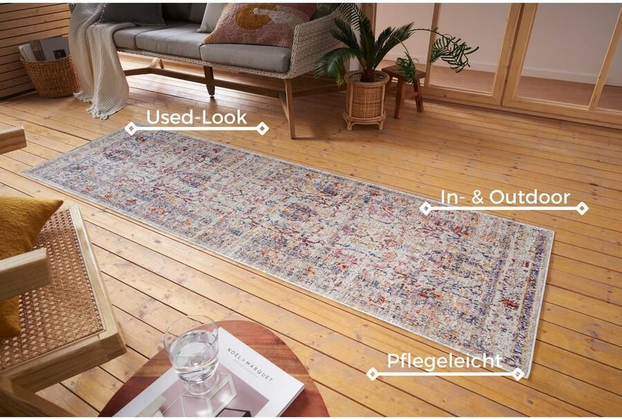HANSE Home Vloerkleed LUXOR In-& outdoor loper weerbestendig balkon woonkamer oriënt - Foto 7