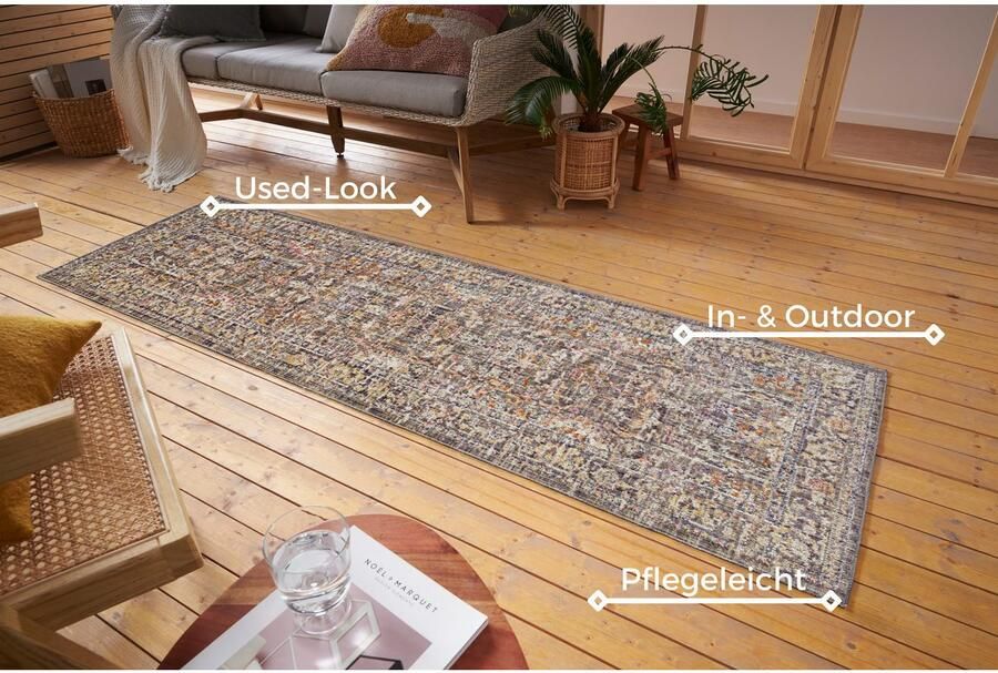HANSE Home Vloerkleed LUXOR In-& outdoor loper weerbestendig balkon woonkamer oriënt - Foto 6
