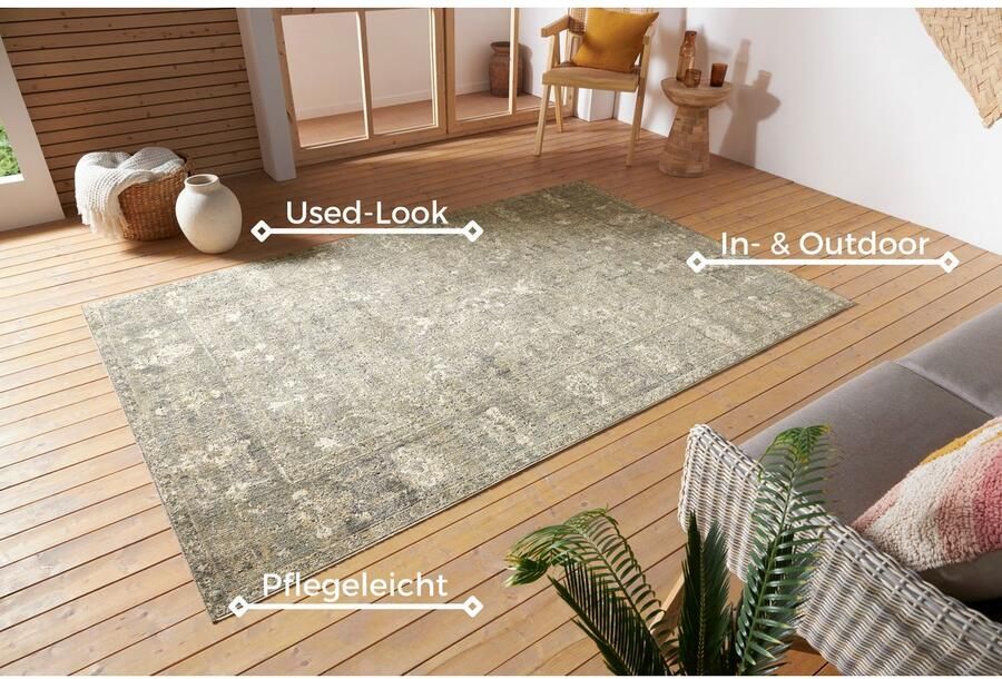 HANSE Home Vloerkleed LUXOR In-& outdoor loper weerbestendig balkon woonkamer oriënt - Foto 4