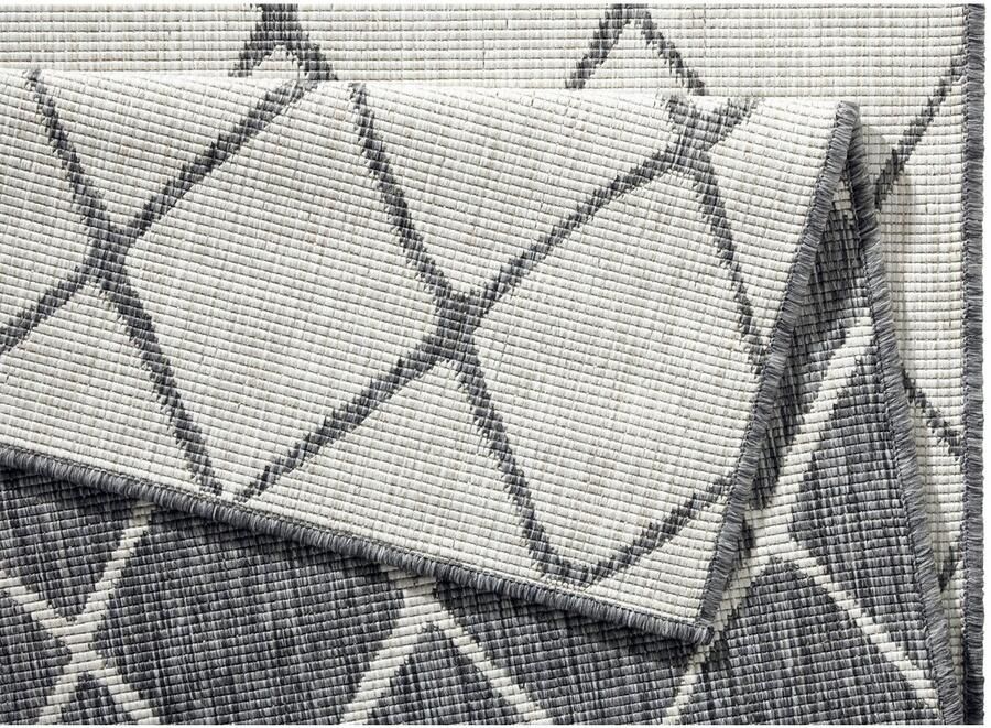 HANSE Home Vloerkleed Malaga tweezijdig te gebruiken kleed Binnen- en buitengebruik weerbestendig balkon loper woonkamer waterbestendig - Foto 6