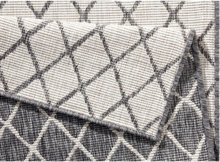 HANSE Home Vloerkleed Malaga tweezijdig te gebruiken kleed Binnen- en buitengebruik weerbestendig balkon loper woonkamer waterbestendig - Foto 5