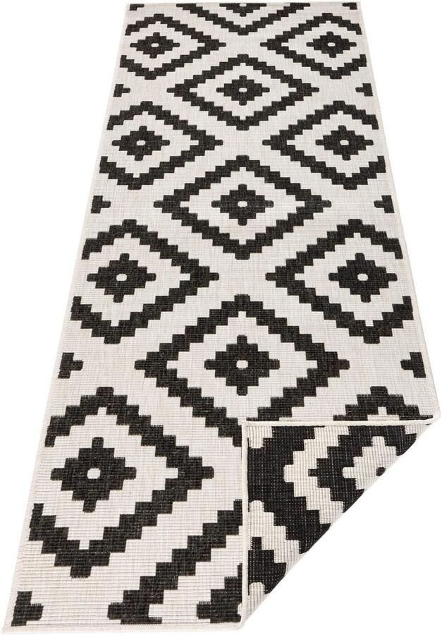 HANSE Home Vloerkleed Malta tweezijdig te gebruiken kleed Binnen- en buitengebruik weerbestendig balkon terras ruit loper woonkamer - Foto 13