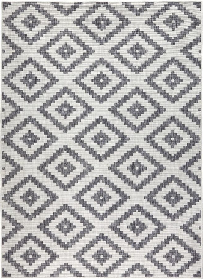 HANSE Home Vloerkleed Malta tweezijdig te gebruiken kleed Binnen- en buitengebruik weerbestendig balkon terras ruit loper woonkamer - Foto 5