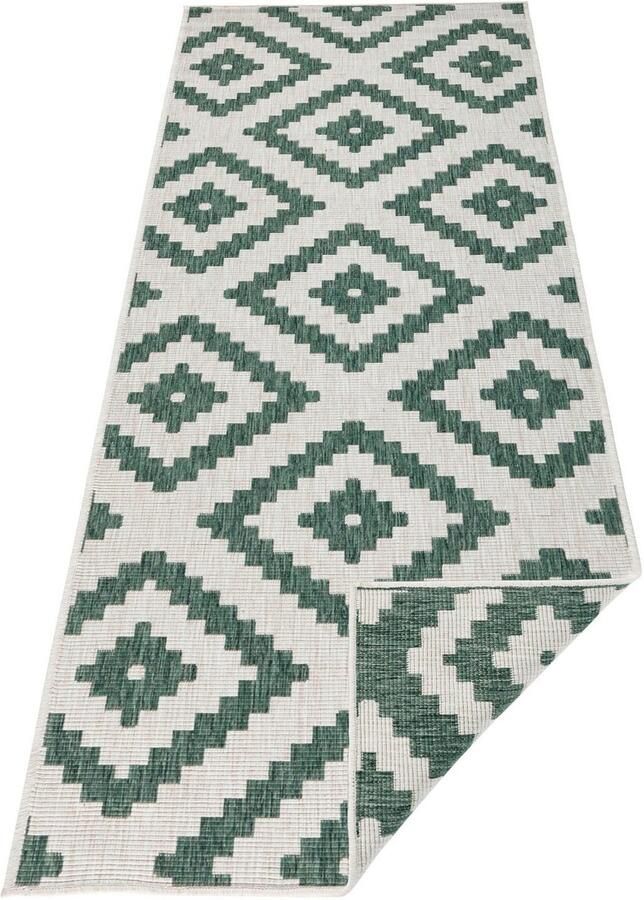 HANSE Home Vloerkleed Malta tweezijdig te gebruiken kleed Binnen- en buitengebruik weerbestendig balkon terras ruit loper woonkamer - Foto 7