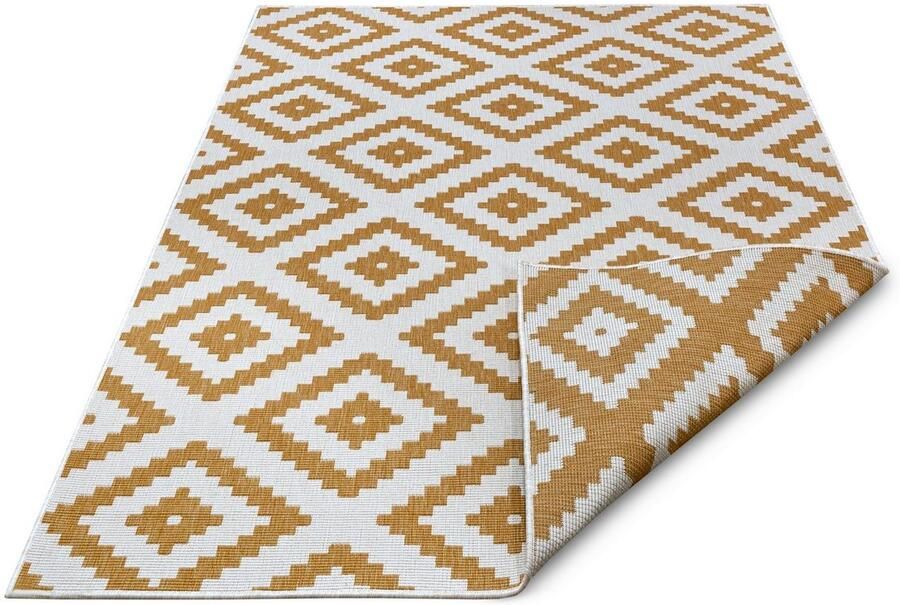 NORTHRUGS Vloerkleed Malaga tweezijdig te gebruiken kleed Binnen- en buitengebruik weerbestendig balkon loper woonkamer waterbestendig - Foto 12