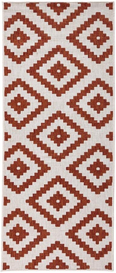 HANSE Home Vloerkleed Malta tweezijdig te gebruiken kleed Binnen- en buitengebruik weerbestendig balkon terras ruit loper woonkamer - Foto 13