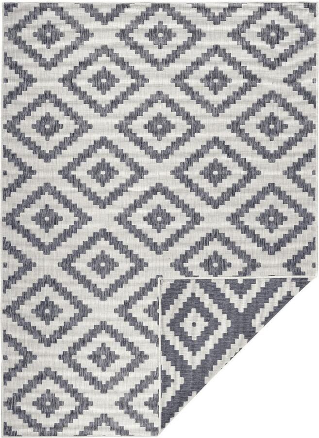 HANSE Home Vloerkleed Malta tweezijdig te gebruiken kleed Binnen- en buitengebruik weerbestendig balkon terras ruit loper woonkamer - Foto 4