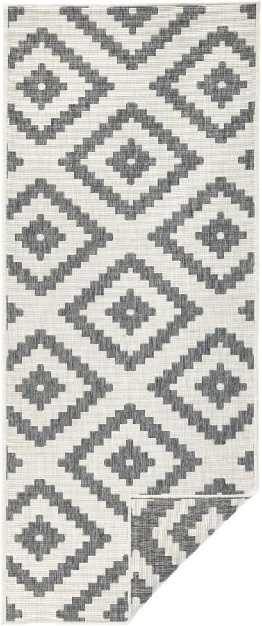 HANSE Home Vloerkleed Malta tweezijdig te gebruiken kleed Binnen- en buitengebruik weerbestendig balkon terras ruit loper woonkamer - Foto 13