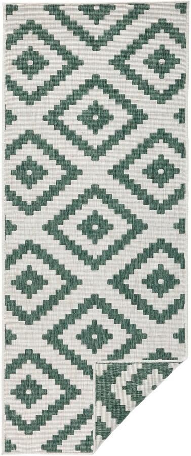 HANSE Home Vloerkleed Malta tweezijdig te gebruiken kleed Binnen- en buitengebruik weerbestendig balkon terras ruit loper woonkamer - Foto 13