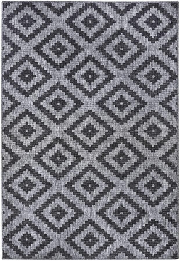 HANSE Home Vloerkleed Malta tweezijdig te gebruiken kleed Binnen- en buitengebruik weerbestendig balkon terras ruit loper woonkamer - Foto 9