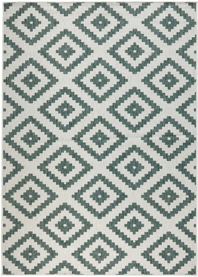 HANSE Home Vloerkleed Malta tweezijdig te gebruiken kleed Binnen- en buitengebruik weerbestendig balkon terras ruit loper woonkamer - Foto 8