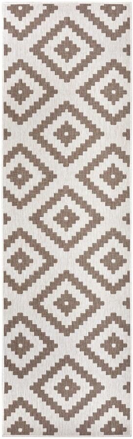 HANSE Home Vloerkleed Malta tweezijdig te gebruiken kleed Binnen- en buitengebruik weerbestendig balkon terras ruit loper woonkamer - Foto 16