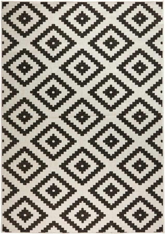 HANSE Home Vloerkleed Malta tweezijdig te gebruiken kleed Binnen- en buitengebruik weerbestendig balkon terras ruit loper woonkamer - Foto 10