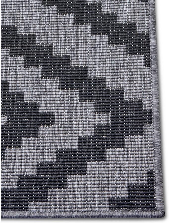 HANSE Home Vloerkleed Malta tweezijdig te gebruiken kleed Binnen- en buitengebruik weerbestendig balkon terras ruit loper woonkamer - Foto 5