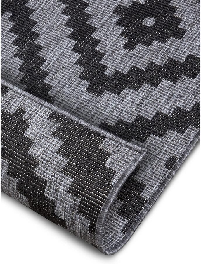 HANSE Home Vloerkleed Malta tweezijdig te gebruiken kleed Binnen- en buitengebruik weerbestendig balkon terras ruit loper woonkamer - Foto 4