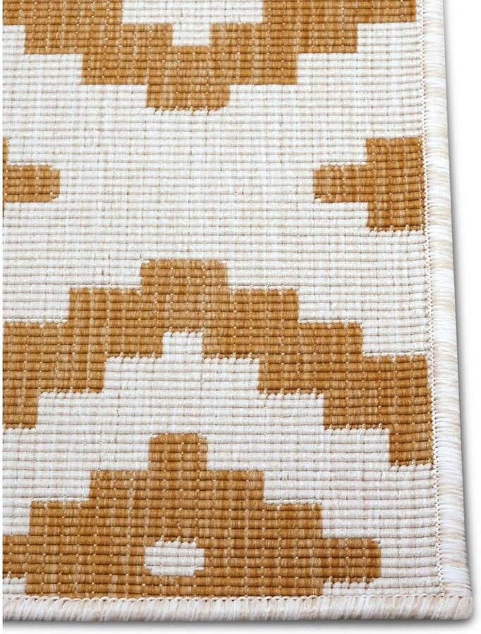 NORTHRUGS Vloerkleed Malaga tweezijdig te gebruiken kleed Binnen- en buitengebruik weerbestendig balkon loper woonkamer waterbestendig - Foto 4