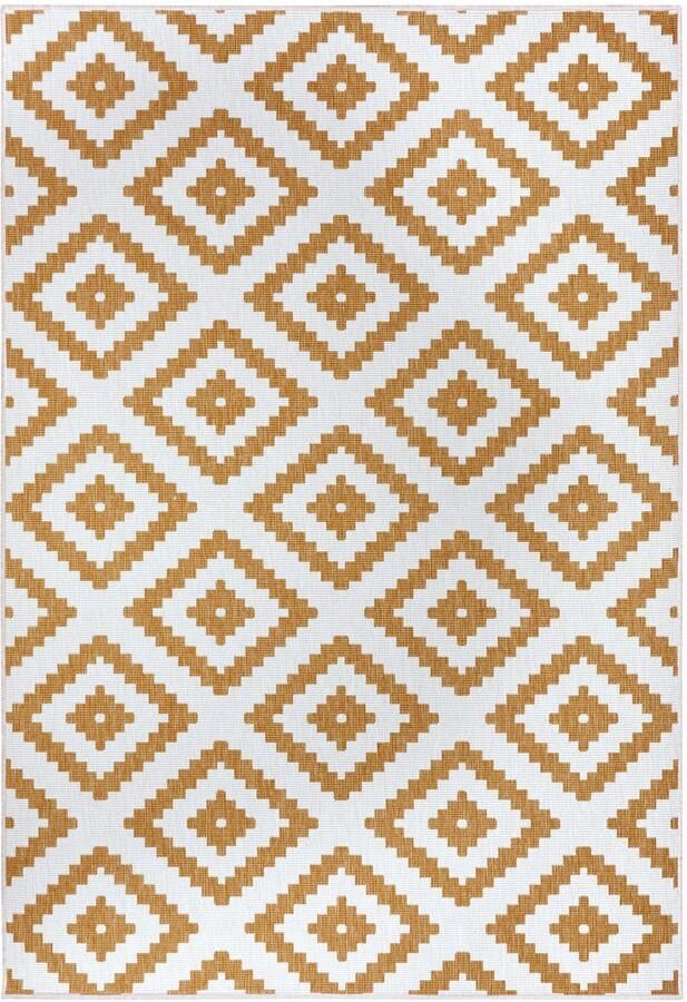 NORTHRUGS Vloerkleed Malaga tweezijdig te gebruiken kleed Binnen- en buitengebruik weerbestendig balkon loper woonkamer waterbestendig - Foto 9