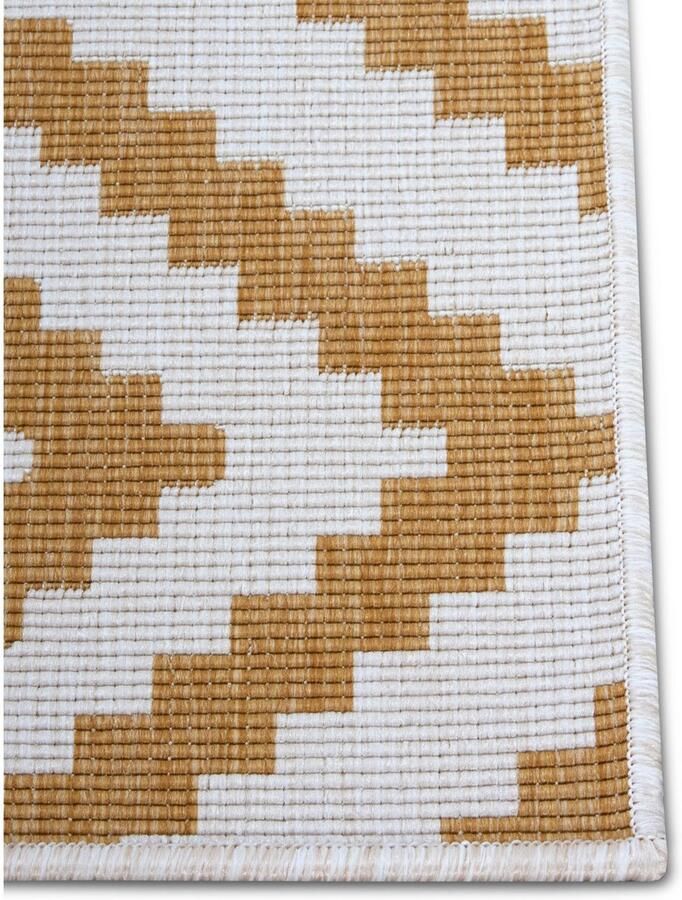 NORTHRUGS Vloerkleed Malaga tweezijdig te gebruiken kleed Binnen- en buitengebruik weerbestendig balkon loper woonkamer waterbestendig - Foto 5