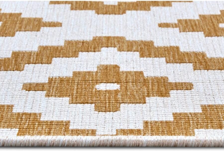 NORTHRUGS Vloerkleed Malaga tweezijdig te gebruiken kleed Binnen- en buitengebruik weerbestendig balkon loper woonkamer waterbestendig - Foto 12