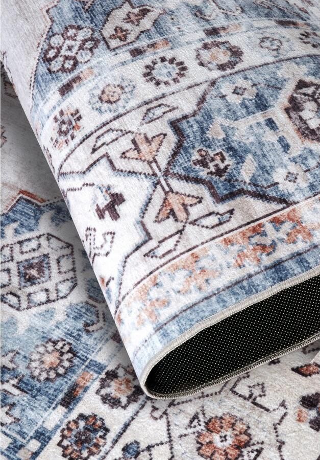 HANSE Home Vloerkleed Meridiem Kortpolig antislip oriënt vintage klassiek woonkamer gang - Foto 6